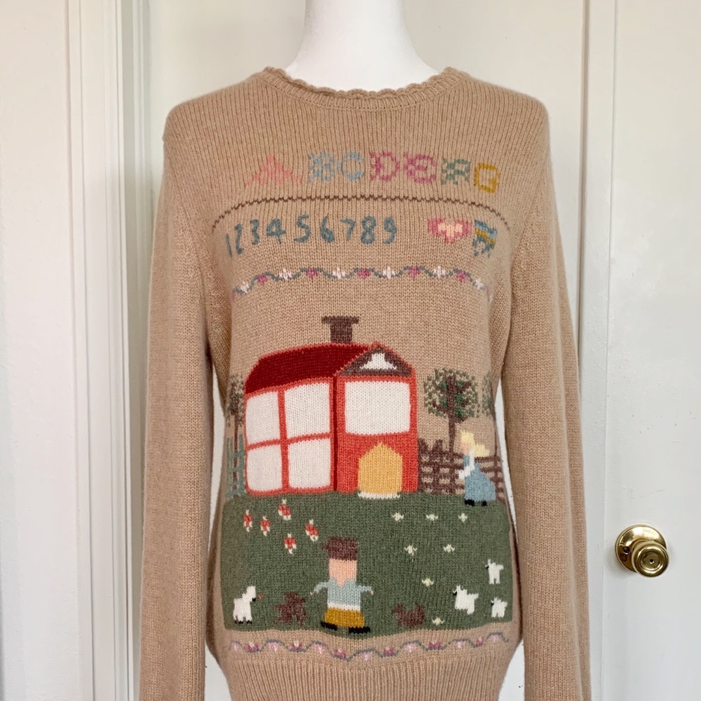 Cross Stitch Granny Sweater